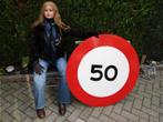 Knappe Sarah pop levensgroot + 50 Sarah bord op paal., Ophalen, Zo goed als nieuw, Abraham of Sarah