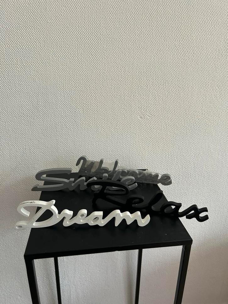 Decoratieve Woorden - Set, Huis en Inrichting, Woonaccessoires | Wanddecoraties, Nieuw, Ophalen of Verzenden