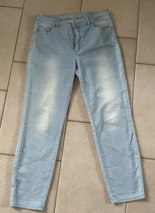 Rosner Audrey lichtblauwe jeans high rise maat 44, Kleding | Dames, Spijkerbroeken en Jeans, Gedragen, W33 - W36 (confectie 42/44)