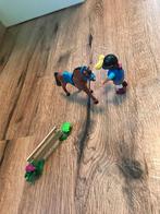 Playmobil poppetje met paard, Ophalen of Verzenden, Zo goed als nieuw