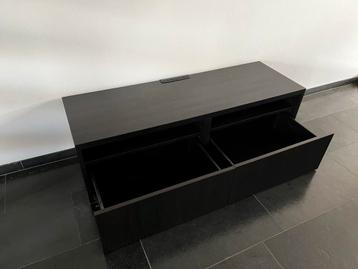 Ikea Besta TV Meubel - Zwart - afbeelding 4