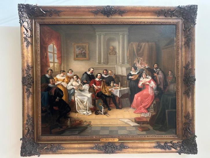 De onthulling van Rubens' Madonna" Joseph de Cauwer Ronsse, Antiek en Kunst, Kunst | Schilderijen | Klassiek, Ophalen