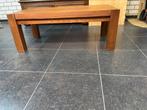 Salontafel eikenhout €75,00, Huis en Inrichting, Tafels | Salontafels, Ophalen, Gebruikt, 100 tot 150 cm, Eikenhout