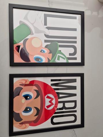 Schilderijen van Mario en Luigi beschikbaar voor biedingen