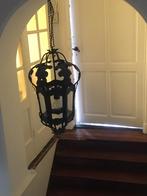 Hanglamp lantaarn Franse lelie, Minder dan 50 cm, Ophalen of Verzenden, Zo goed als nieuw