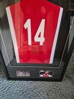AJAX shirt Johan Cruijff + Barcelona shirt gesigneerd + COA, Ophalen of Verzenden