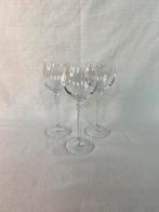 3x Vintage kristallen wijnglazen, Villeroy & Boch, Ophalen of Verzenden