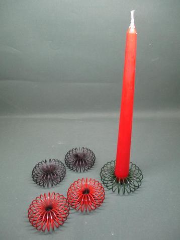 Kaarsenstandaards vintage jaren 60 beschikbaar voor biedingen