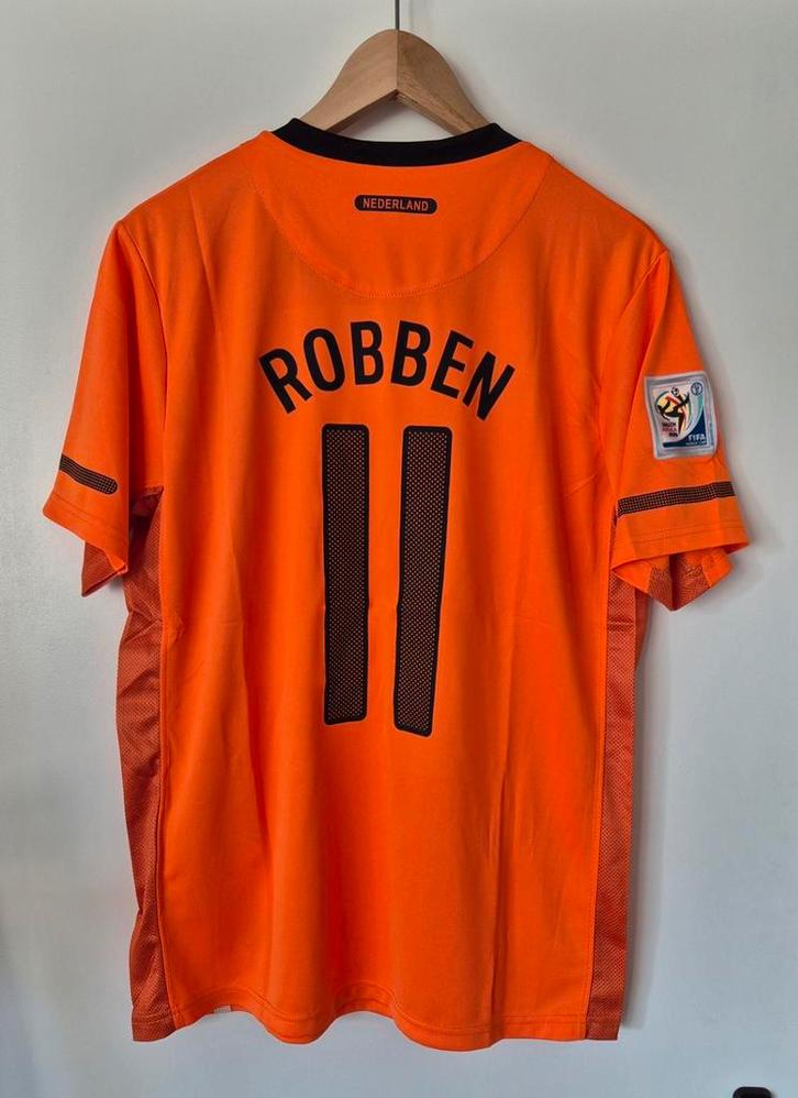 Nieuw Nike Oranje Nederlands elftal shirt WK 2010 Robben M, Kleding | Heren, Sportkleding, Nieuw, Voetbal, Maat 48/50 (M), Oranje