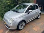Fiat 500 1.2 AUT 2010 Grijs, Auto's, Fiat, USB, 4 cilinders, Leder en Stof, Origineel Nederlands