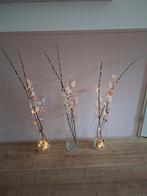 3 glazen vazen, Ophalen, Gebruikt, Overige kleuren, 50 tot 75 cm