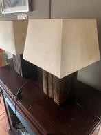 Twee design lampen met houten voet, Ophalen, Gebruikt, Ikea, Info@ikea.nl
