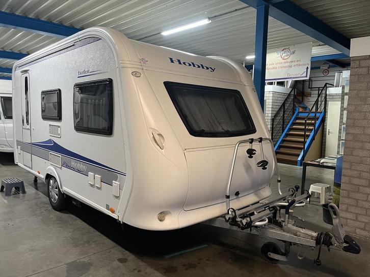 Hobby 440 SF Excellent met Mover (bj 2010), Caravans en Kamperen, Caravans, Bedrijf, 1000 - 1250 kg, Hobby, tot 4 meter, Kachel