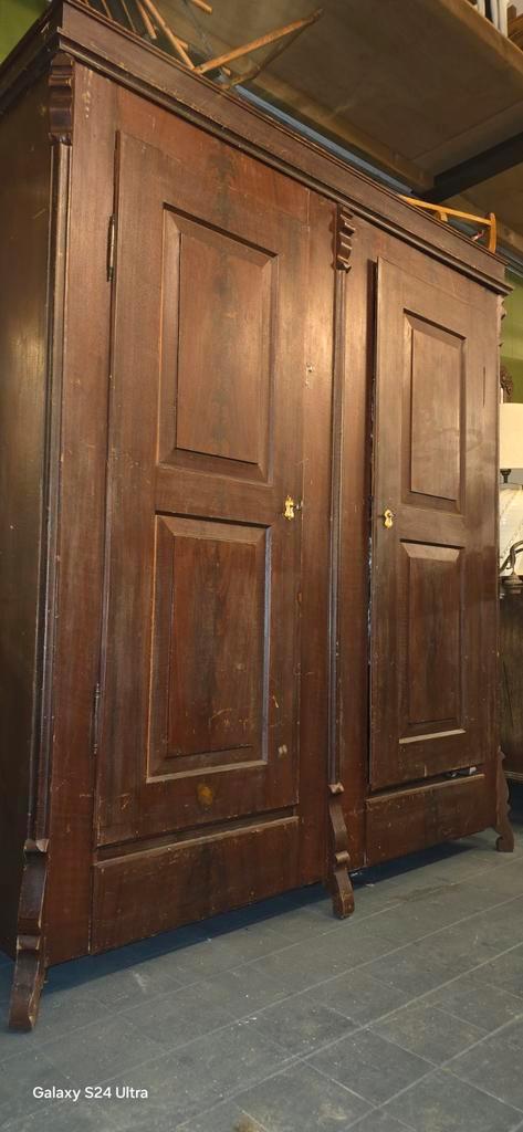 Antieke kledingkast, ca. 1880-1900, Antiek en Kunst, Antiek | Meubels | Kasten, Ophalen