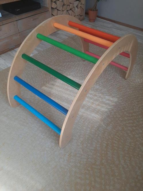 Te huur: houten klimboog - rocker, Kinderen en Baby's, Speelgoed | Houten speelgoed, Zo goed als nieuw, Overige typen, Ophalen
