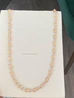14 karaat(585)gouden ketting, wit en geel goud, Ophalen of Verzenden, Nieuw, Goud, Goud