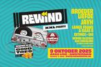 2 kaartjes Rewind XXL Party 9 oktober AFAS Amsterdam, Tickets en Kaartjes, Twee personen