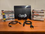PS3 Super Slim CECH-4003c 500gb met controller en + 22 Games, Spelcomputers en Games, Spelcomputers | Sony PlayStation 3, Ophalen of Verzenden