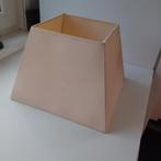 Crème lampenkap, vierkant, Huis en Inrichting, Lampen | Lampenkappen, Crème, 25 tot 50 cm, Vierkant, Ophalen of Verzenden