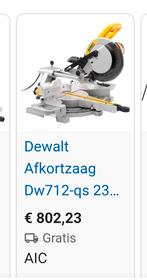 Dewalt afkortzaag, Ophalen, 1200 watt of meer, Afkortzaag, 70 mm of meer