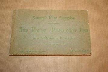 Ansichtenboekje Nice en Monte Carlo - ca. 1900 beschikbaar voor biedingen