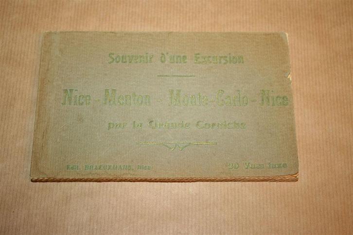 Ansichtenboekje Nice en Monte Carlo - ca. 1900, Verzamelen, Ansichtkaarten | Buitenland, Ongelopen, Frankrijk, Voor 1920, Ophalen of Verzenden