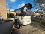 Babboe curve bakfiets met huif en regenhoes, Fietsen en Brommers, Fietsen | Bakfietsen, Ophalen of Verzenden, Gebruikt, 4 kinderen of meer