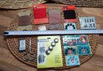 Set vintage naaispullen,oud Hollandsche taal,wol,drukkers en, Ophalen of Verzenden