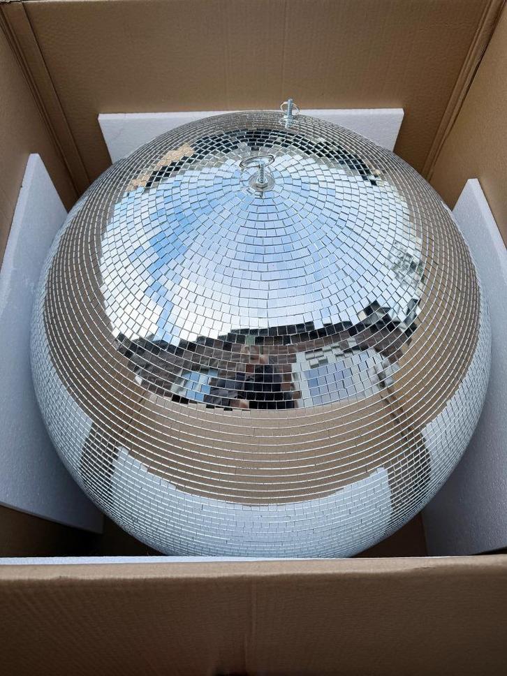Discobal mega groot 80 cm spiegelbol discobol hele grote, Muziek en Instrumenten, Licht en Laser, Nieuw, Discobol, Ophalen