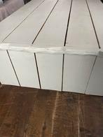 Salontafel van steigerplanken geverfd., Huis en Inrichting, Tafels | Salontafels, Ophalen, 100 tot 150 cm, 50 tot 100 cm, Zo goed als nieuw