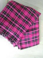 Grote lap stof Schotse ruit(roze), Ophalen, Nieuw