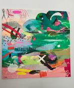 Kleurrijk Abstract Schilderij 100x100 cm - VictoriAtelier, Ophalen