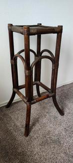 manou planten tafeltje vintage houten bijzettafeltje retro, Huis en Inrichting, Tafels | Bijzettafels, Ophalen, Vierkant, Zo goed als nieuw