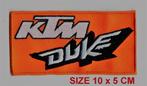 KTM DUKE Patch opnaaiembleem voor 125 200 390 690 super duke, Verzenden, Nieuw