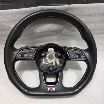Origineel Audi S4/S5 B9 afgevlakt lederen stuurwiel. beschikbaar voor biedingen