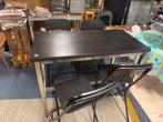 Bar/keuken tafel met inklapbare stoeltjes, Huis en Inrichting, Tafels | Eettafels, Ophalen, 50 tot 100 cm, X, Rechthoekig