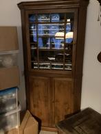Grenen hoekkast uit Staphorst, Antiek en Kunst, Curiosa en Brocante, Ophalen