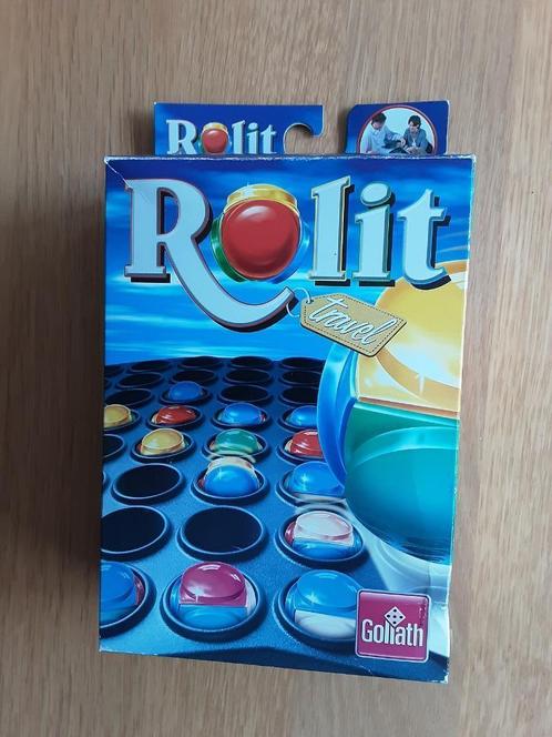 Rolit reiseditie van Goliath, Hobby en Vrije tijd, Gezelschapsspellen | Bordspellen, Zo goed als nieuw, Drie of vier spelers, Ophalen