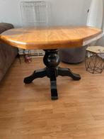 Ronde Tafel blank blad zwarte poten, Antiek en Kunst, Antiek | Meubels | Tafels, Ophalen