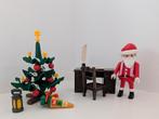 Playmobil Kerstman met bureau en kerstboom, Ophalen of Verzenden, Zo goed als nieuw