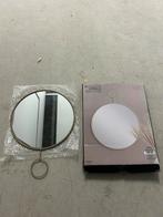 Gold detail mirror Scandinavian 25x34 cm - new, Ophalen, Nieuw, Rechthoekig, Minder dan 100 cm