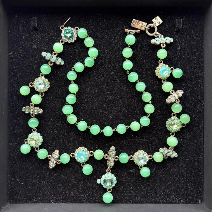 Ketting Otazu, Sieraden, Tassen en Uiterlijk, Kettingen, Zo goed als nieuw, Overige materialen, Blauw, Ophalen of Verzenden