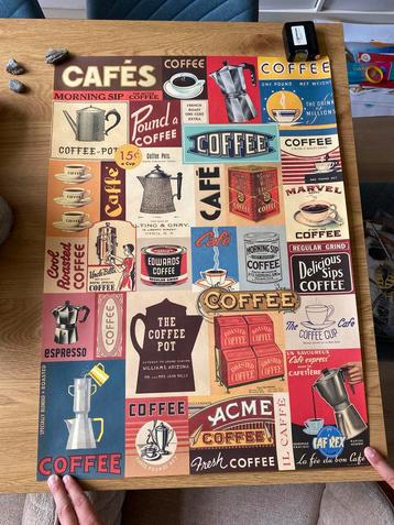 Koffie poster beschikbaar voor biedingen