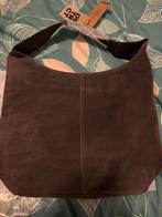 Nieuwe leren/suede tas. District, Overige merken, Bruin, Nieuw, Ophalen of Verzenden