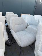 Grijze eetkamerstoelen 4 stuks, Huis en Inrichting, Stoelen, Ophalen, Zo goed als nieuw, Overige kleuren, Vijf, Zes of meer stoelen