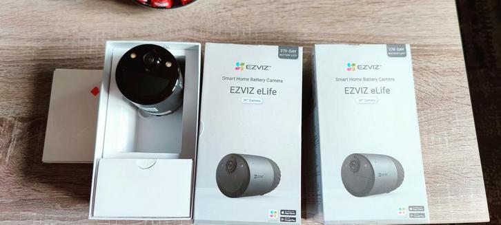 2x Nieuwe Ezviz CS-BC1C 2K+ Beveiligingscamera, Audio, Tv en Foto, Videobewaking, Ophalen of Verzenden