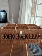Rattan Vakkenmand van riviera maison, Huis en Inrichting, Ophalen of Verzenden, Zo goed als nieuw, Rond, Riet