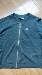 WE Fashion vest, donker blauwe glitter, maat 122/128, Gebruikt, Meisje, Trui of Vest, Ophalen of Verzenden