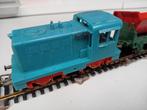 HO goederentrein. Loc + 4 kiepwagons, Overige merken, Gelijkstroom, Ophalen of Verzenden, Analoog