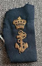 Koninklijke Marine Administratie anker op kleding., Verzamelen, Embleem of Badge, Nederland, Ophalen of Verzenden, Marine